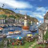 2000 Parça Yap boz Puzzle The Village Harbour (11386) 68x48 Ks Games