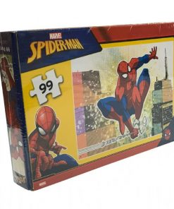 99 Parça Çocuk Yap boz 22x32 Puzzle Keskin Color Puzz Spider-Man