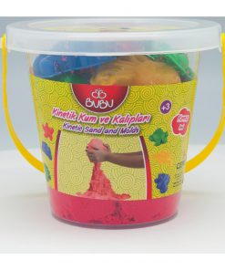 Bu-Bu Kinetik Kum Kova 1000 gr. Kırmızı