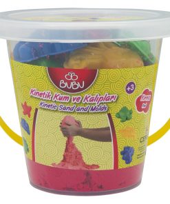 Bu-Bu Kinetik Kum Kova 500 gr. Kırmızı