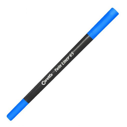 Çift Uçlu Keçeli Kalem Caretta Twin Liner 65 Koyu Mavi Keçeli Kalem Tekli