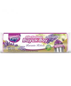 Çöp Poşeti Büzgülü Büyük Boy Lavanta Kokulu Çöp Torbası Parex 2107460