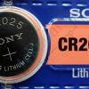 Düğme Pil 3 Volt Sony Lithium Pil