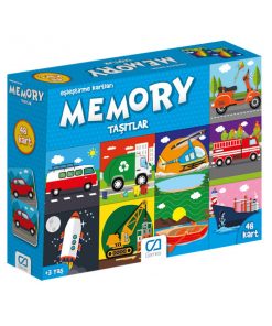 Eğitici Oyuncak Memory Taşıtlar Eşleştirme Kartları Oyun Seti Ca Games 5038