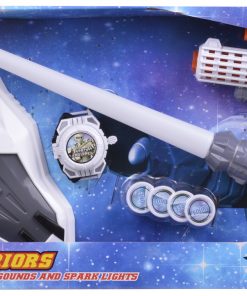 Işın Kılıcı Uzay Yolu Tüfeği Kalkanlı Oyuncak Seti Işıklı Sesli Pilli Canem Lm888-2d