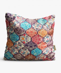 Kırlent Kılıfı 42x42cm Dekoratif Kırlent Yastık Kılıfı Osmanlı Tasarım Modeli Otm 22