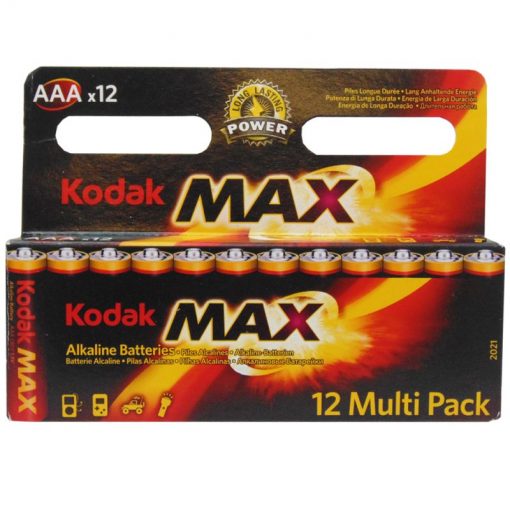 Kodak Alkalin 12 AAA ince Pil 12 Multi Pack Kodak Max 3A Pil