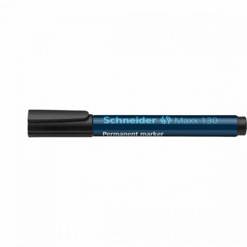Schneider Marker Silinmez Koli Kalemi Siyah Renk Permanent Maxx 130
