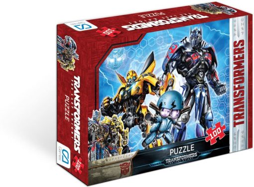 Transformers 100-2 Puzzle 100 Parça Yap boz Oyuncak Bumblebee & Optimus Prime Ca Games 5008