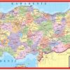 Türkiye Haritası Puzzle Büyük Yap boz 32x68 Keskin Color Puzz