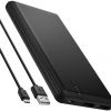 Spigen Essential F711D 10000 mAh 2C 5V 2.4A iP / Taşınabilir Hızlı Şarj / Powerbank - Siyah