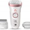 Braun Epilatör Silk-épil 9 9710 SensoSmart Kablosuz Islak&Kuru 2si 1 Arada Epilasyon Cihazı