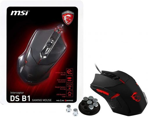 MSI Gaming Mouse Interceptor DS B1 Optik Kablolu Oyuncu Mouse