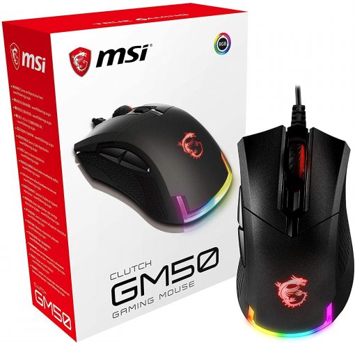 MSI Oyuncu Mouse Clutch GM50 Optik Kablolu Oyuncu Mouse