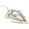 Tefal Ütü FV5646 2600W Turbo Pro Buharlı Ütü Beyaz Gold + Makyaj Çantası Hediyeli