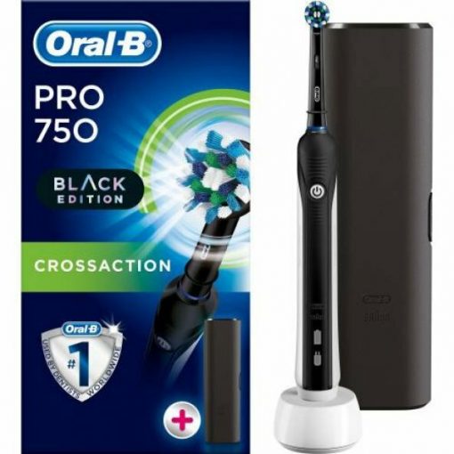 Oral-B Pro 750 Siyah Power Siyah Şarjlı Diş Fırçası
