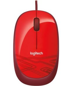 Logitech Mouse M105 Kırmızı Optik Kablolu Mouse