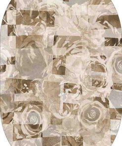 Oval Yolluk Paspas Saçaklı Püsküllü Süngerli Hol Banyo Paspası 60x100cm Yeni Sezon 0032-2