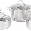 Fissler Tencere Seti Paris 4lü 8 Parça Tencere Seti