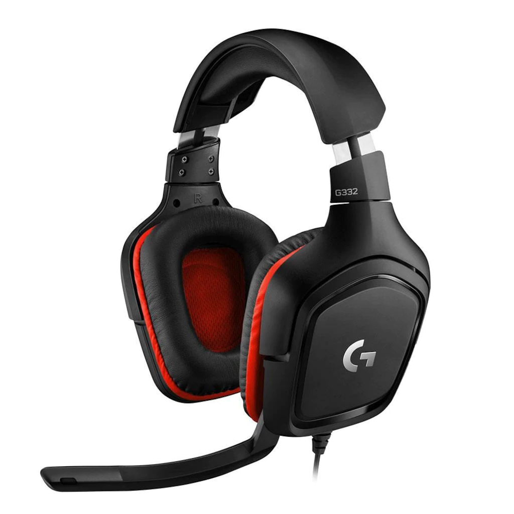 Logitech Gaming Kulaklık G332 Mikrofonlu Oyuncu Kulaklığı Kırmızı