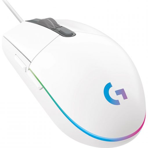 Logitech Mouse G203 Gaming LIGHTSYN Mouse Beyaz