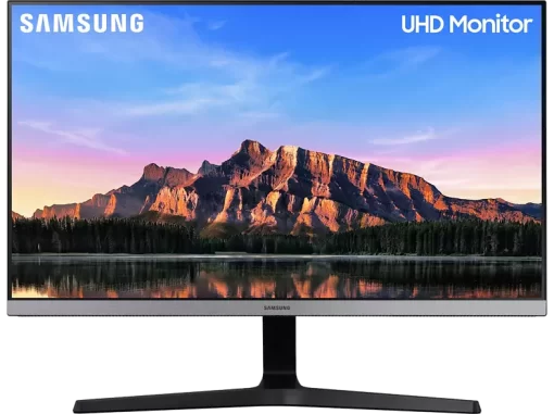 Samsung 28" IPS Monitör LU28R550UQRXUF 4K Ultra HD 10bit HDR10 FreeSync Çerçevesiz Gri