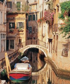 1000 Parça Puzzle Yap boz Venedik Sokakları 68x48 Keskin Color Puzz