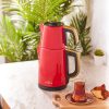 Karaca Çay Makinesi Retro Tea 1650 W Çelik Çay Makinesi Kırmızı