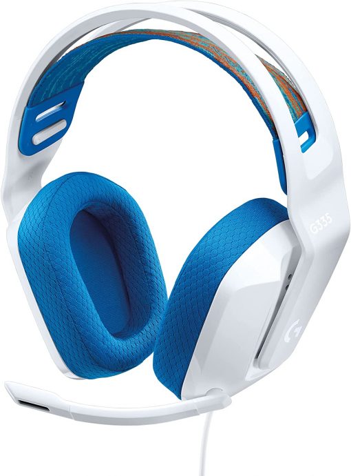 Logitech Kulaklık G335 Beyaz Mikrofonlu Oyuncu Kulaklığı
