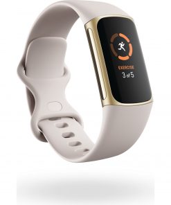 Fitbit Charge 5 Akıllı Bileklik Ay Beyazı / Altın - Akıllı Saat