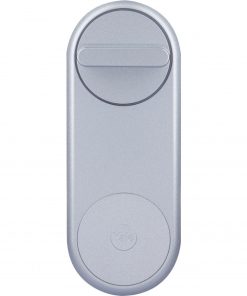 Yale 05/101200/SI - Linus Akıllı Kilit - Gümüş - Anahtarsız ve Güvenli Kapı Kilidi - Yale Home Uygulaması ile Kilitleme/Kilit Açma - Otomatik Kilitleme - Philips Hue ve Sesli Asistanlarla Entegre