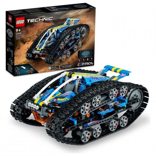LEGO® Technic Uygulama Kumandalı Dönüşüm Aracı 42140 - 9 Yaş ve Üzeri için 2’si 1 Arada Takla Atan Araba Modeli Oyuncak Yapım Seti (772 Parça)