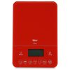 Fakir Molly Dijital Mutfak Tartısı ve Tek Tuş Kalori Ölçer Kırmızı
