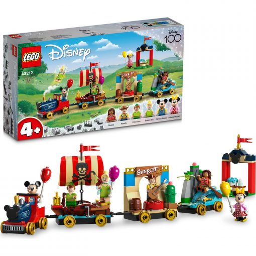 LEGO® | Disney: Disney Kutlama Treni 43212 - 4 Yaş ve Üzeri Genç Hayranlar ve Çocuklar Için Üretken Oyuncak Yapım Seti (200 Parça)