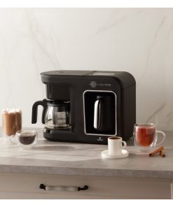 Karaca Hatır Plus Mod 5 In 1 Essential Kahve Makinesi Black Chrome