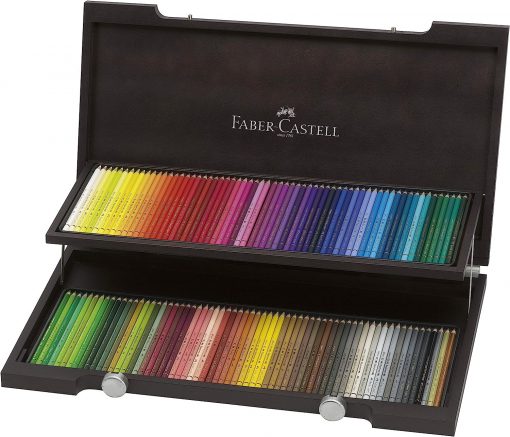 Faber-Castell Polychromos Kuru Boya Kalemi Ahşap Kutu 120 Renk