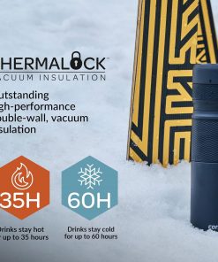 Saplı Thermal Vakumlu Paslanmaz Çelik Termos Bardaklı