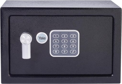Yale Alarmlı Elektronik Kasa - Küçük - YEC/200/DB2 - Standart Güvenlik - Siyah