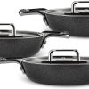 Karaca Swiss Crystal Mastermaid 6 Parça Sahan Set Shiny Black