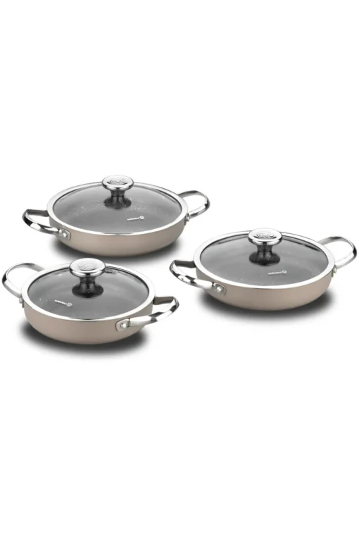 Korkmaz Zeta 6 Parça Bej Omlet Set A3156