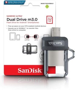 SanDisk 32GB Ultra Dual Drive USB 3.0 Bellek