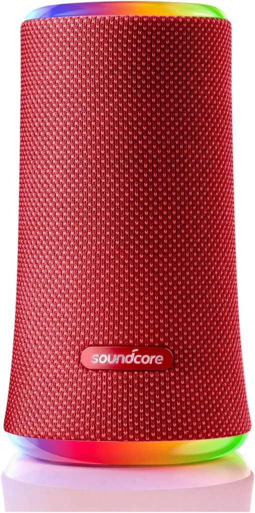 Soundcore by Anker Flare II 20W Kablosuz Bluetooth Hoparlör - 360° Ses - Kırmızı - A3165