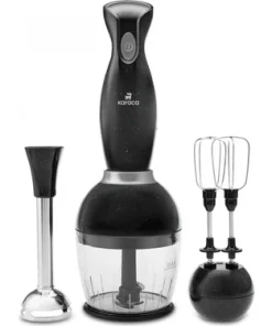 Karaca Pro-Midi Plus 3'lü Blender Set Shiny Black 1000W