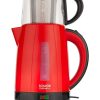Schafer Optimal 1800 W Elektrikli Çay Makinesi Kırmızı