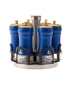 Karaca Blue Berry 7 Parça Round Cam Baharat Takımı