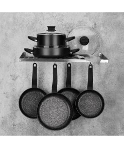 Korkmaz A2871 Lina 20x10.5 cm Siyah Tencere Casserole