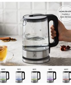 Karaca Cam 2205 Sıcaklık Ayarlı Su Isıtıcı 2200 Kettle