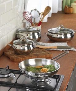 Korkmaz A1080 Tombik Frypan Tava 24x5 cm 1.8Lt