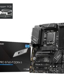MSI MB PRO B760-P DDR4 II Anakart Soket 1700 DDR4 5333(OC) PCI-E M.2 USB3.2 HDMI DP 1x 2.5G LAN