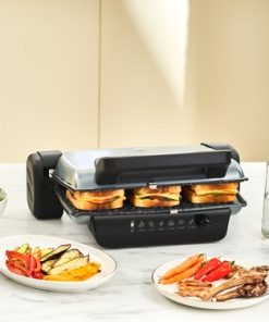Karaca Crust Grill Toast Izgara ve Tost Makinesi 6 Dilim Antrasit